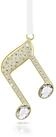 Swarovski Dekoh&auml;nger Kristallfigur Sammelfigur Musiknoten Ornament (1 St),