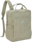 L&Auml;SSIG Wickelrucksack Green Label, Vividal Backpack Cord, light khaki