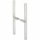 ALBA Blumenkastenhalter Blumenkastenhalter H-Form verzinkt, f&uuml;r Mauern