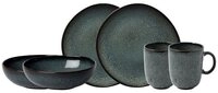 like. by Villeroy & Boch Fr&uuml;hst&uuml;cks-Set Lave gris Fr&uuml;hst&uuml;cksset 6tlg