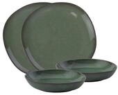 like. by Villeroy & Boch Tafelservice Lave Tafel-Set 4er Set (4-tlg), 2...