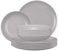 Seltmann Weiden Tafelservice Seltmann Weiden Amina silbergrau Tafelservice 12...