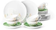 Seltmann Weiden Teeservice Geschirr-Set, 18 Teile, Liberty Meadow Grasses, klein