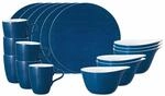 Geschirr-Set SELTMANN WEIDEN "Fr&uuml;hst&uuml;cks-Set Life Fashion 18er Set", blau (classic