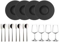 Villeroy & Boch Pastateller Manufacture Rock, 12-tlg.