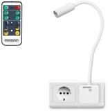 monzana Schreibtischlampe, Wandlicht Svetloba mit Fernbedienung, LED...