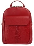 Cluty Cityrucksack, echt Leder, Made in Italy
