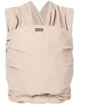 Hoppediz Tragetuch Elastisches Tragetuch, aus 100% Bio-Baumwolle beige 5,40 x 0,50 m