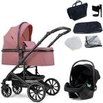 Pixini Kombi-Kinderwagen Pixini Kalani Kinderwagen 3in1 Set, Sicherheitsb&uuml;gel