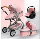 TPFFamily Kombi-Kinderwagen Babyschale Baby Buggy Babywanne 5-Punkt-Sicherheitsgurt