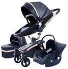 TPFFamily Kombi-Kinderwagen Babyschale Baby, Buggy Babywanne Kinderwagen 3 in 1...