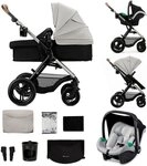 Kinderkraft Kombi-Kinderwagen MOOV 2 XL, (Set), mit Luftreifen