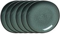 like. by Villeroy & Boch Schale Lave Schalen flach &oslash; 27 cm 6er Set, Steingut,...