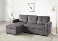 ATLANTIC home collection Schlafsofa Gustavo L-Form, B: 199 cm, in Cord oder...