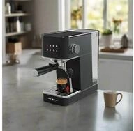 KeMar Kitchenware Espressomaschine KEM-117, Edelstahlsiebfilter, Touch Display, 20