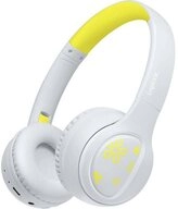 LogiLink On Ear Kopfh&ouml;rer Bluetooth&reg;, kabelgebunden Hellblau, Gelb Faltbar,