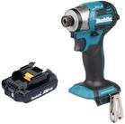 Makita Akku-Schlagschrauber DTD 173 A1 18 V 180 Nm 1/4&ldquo; Brushless + 1x Akku...