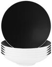 Seltmann Weiden Suppenteller Life Fashion Pasta- / Suppenteller &oslash; 23,3 cm, (6...