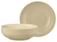 Seltmann Weiden Pastateller Terra Pastateller &oslash; 26 cm 6er Set, (6 St) beige