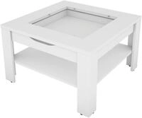 byLIVING Couchtisch RALPH, Artisan Eiche, Old Wood oder wei&szlig;, 1 Schubkasten,