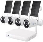 LUVISION &Uuml;berwachungskamera (Au&szlig;en- und Innenbereich, 4-tlg., WLAN Solar Akku