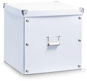 Zeller Present Aufbewahrungsbox Aufbewahrungsbox, Pappe, wei&szlig;, 33,5 x 33 x 32...