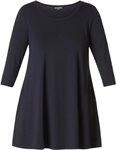 Base Level Curvy Tunikashirt Aria mit Rundhalsausschnitt