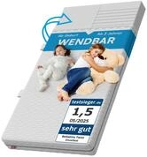 Kindermatratze Twist, Kaltschaummatratze wendbar, H&auml;rtegrad H1/H2, Bellabino, 15 cm