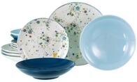 CreaTable Teller-Set Candy Drops, Teller Set 12-tlg. (12-tlg), 4 Personen,...