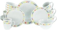 CreaTable Kombiservice Happy Birthday, Kombi-Service 20-tlg. (20-tlg), 4...