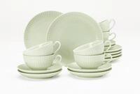 Seltmann Weiden Teeservice Seltmann Weiden Amina Seladon Teeservice 18-teilig...
