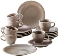 KAHLA Geschirr-Set Homestyle, 18 tlg (18-tlg), 6 Personen, Porzellan, Handglasiert,