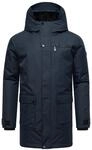 Wintermantel STONE HARBOUR "Wintermantel Netaan XX", Herren, Gr. S, blau (navy),
