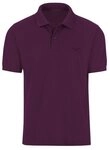 Trigema Poloshirt TRIGEMA Poloshirt DELUXE Piqu&eacute; (1-tlg) lila S (44/46)