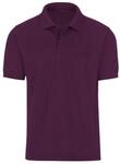 Poloshirt TRIGEMA "TRIGEMA Poloshirt DELUXE Piqu&eacute;", Herren, Gr. S, lila (aubergine),