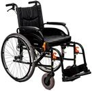 KARMA MEDICAL Rollstuhl Faltbare Rollstuhl &ndash; AGILE bis 125kg Hinterr&auml;der mit