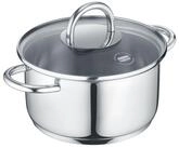 Berndes Kochtopf Mini mit Glasdeckel 12 und 14 cm, Edelstahl, poliert - b.mini,