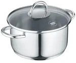 Berndes Kochtopf Mini mit Glasdeckel 12 und 14 cm, Edelstahl, poliert - b.mini,