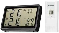 BRESSER BRESSER Funkwetterstation Meteo Temp HZ, schwarz Funkwetterstation schwarz