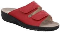 Rohde Soltau-40 Pantolette Hausschuh, Komfortschuh, Klettschuh mit Keilabsatz