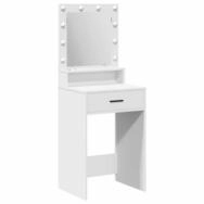 vidaXL Schminktisch Wei&szlig; - 50 x 41 x 135 cm - Variante 2 Schminktisch mit...