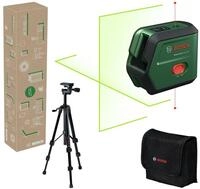 BOSCH Punkt- und Linienlaser AdvancedLevel 2G Set, Kreuzlinien-Laser mit 1x Akku 3,6V
