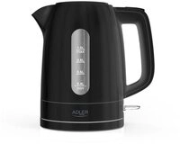 Adler Wasserkocher Adler AD 1380b Wasserkocher Kunstoff 1,0 l Schwarz