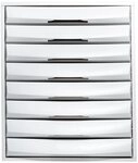 EXACOMPTA Schubladenbox Schubladenbox The System 8 8 geschlossene Schubladen