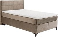 ED EXCITING DESIGN Boxspringbett Navarra &ndash; 140x200 und 180x200 inkl. Topper und