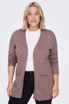 ONLY CARMAKOMA Strickjacke CARESLY L/S OPEN CARDIGAN NOOS KNT