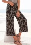 LASCANA Culotte mit bequemen Bund und weiten Beinen (mit Bindeg&uuml;rtel) mit