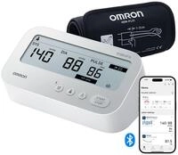 Omron Oberarm-Blutdruckmessger&auml;t X4 Connect AFib, mit AFib Screening bei jeder