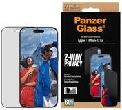CARE by PanzerGlass Displayschutzglas 2-Way Privacy Ultra-Wide Fit Screen Protector
