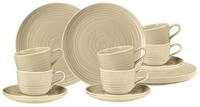 Seltmann Weiden Kaffeeservice Terra Kaffeeservice 18er Set (18-tlg), 6 Personen,